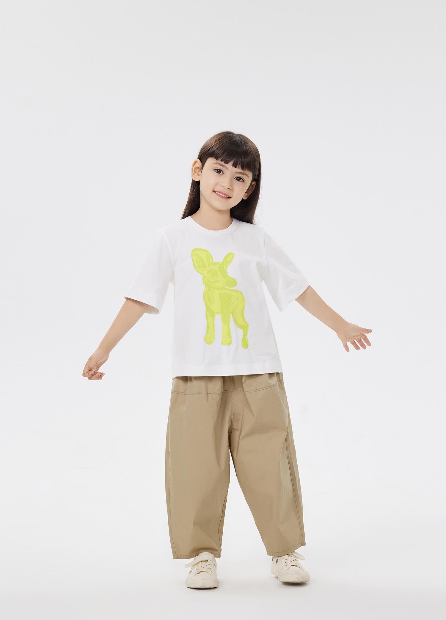 T-Shirt / jnby by JNBY Deer Printed Short Sleeve T-Shirt