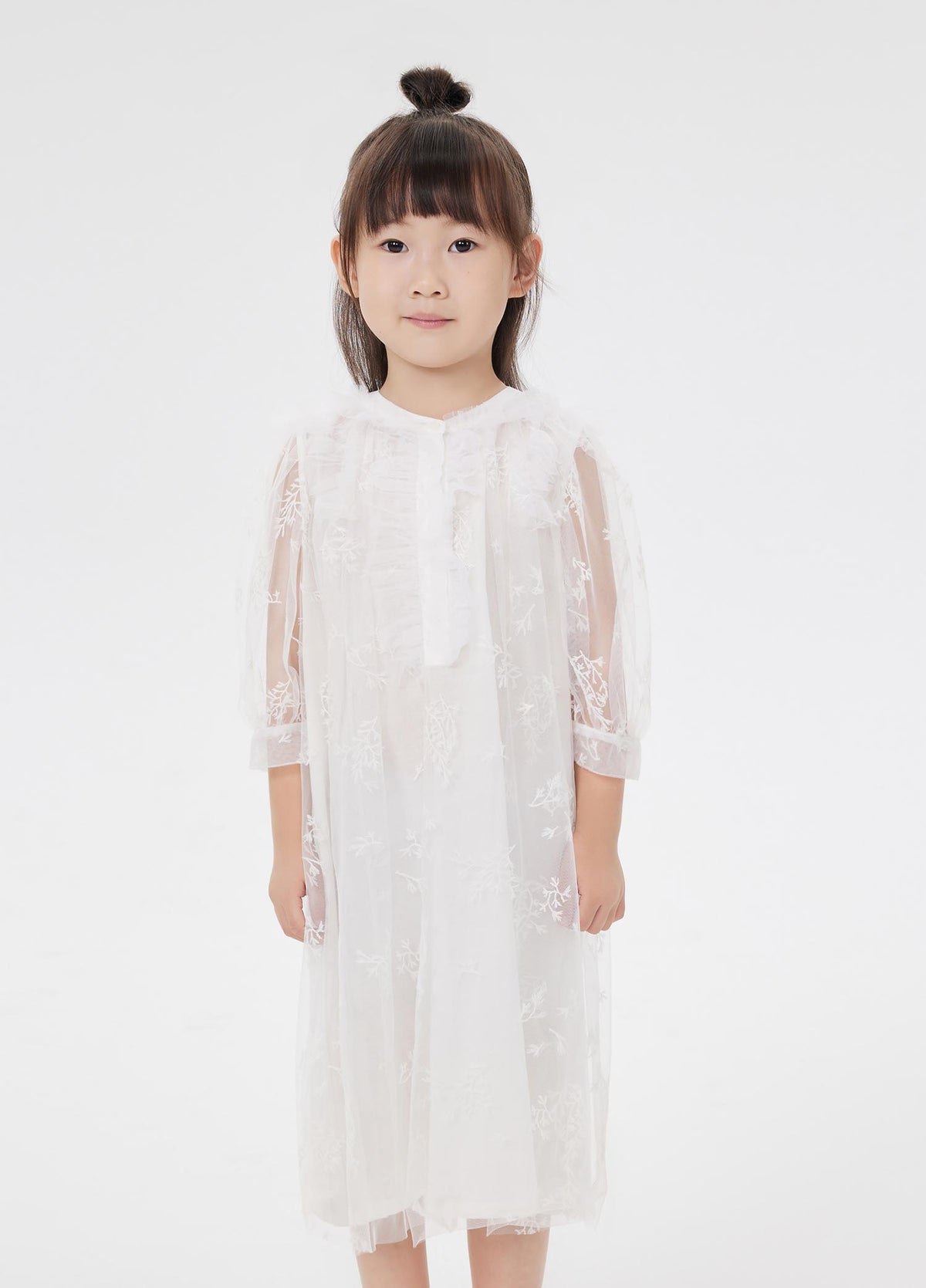 Dresses / jnby by JNBY Loose Fit A-Line Mid-Sleeve Dress