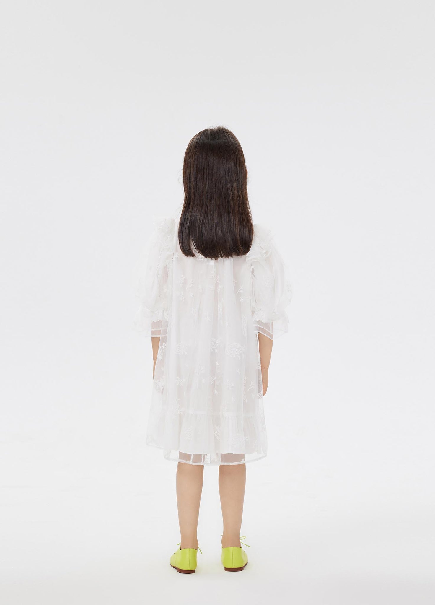 Dresses / jnby by JNBY White Crewneck Short Sleeve Dress