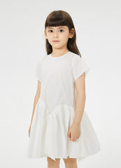 Dress / jnby by JNBY Solid A-Line Short Sleeve Dress