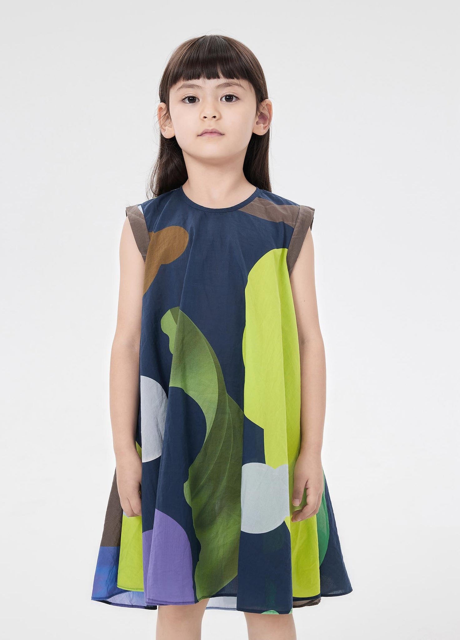 Dresses / jnby by JNBY Multi-Color Printing Sleeveless Dress