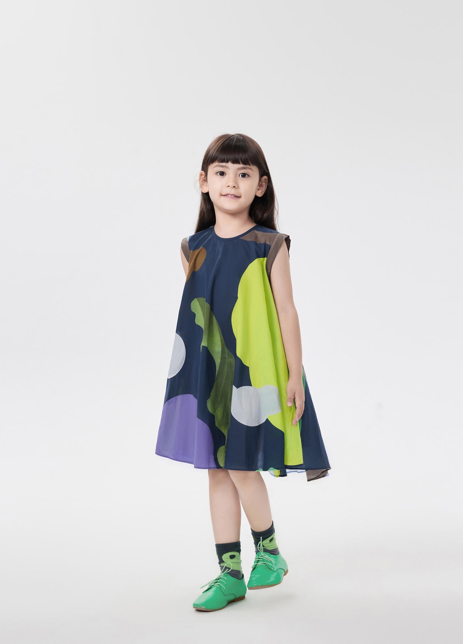 Dresses / jnby by JNBY Multi-Color Printing Sleeveless Dress