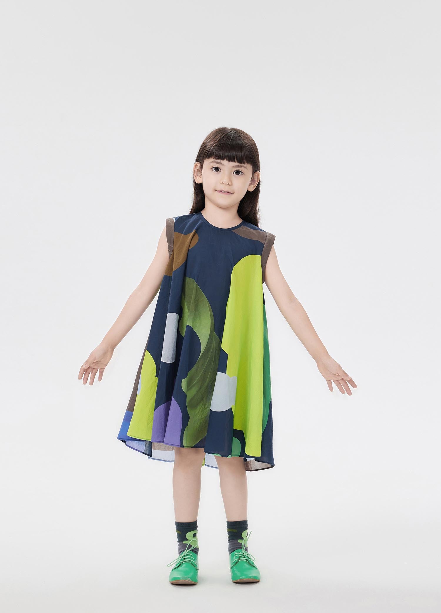 Dresses / jnby by JNBY Multi-Color Printing Sleeveless Dress