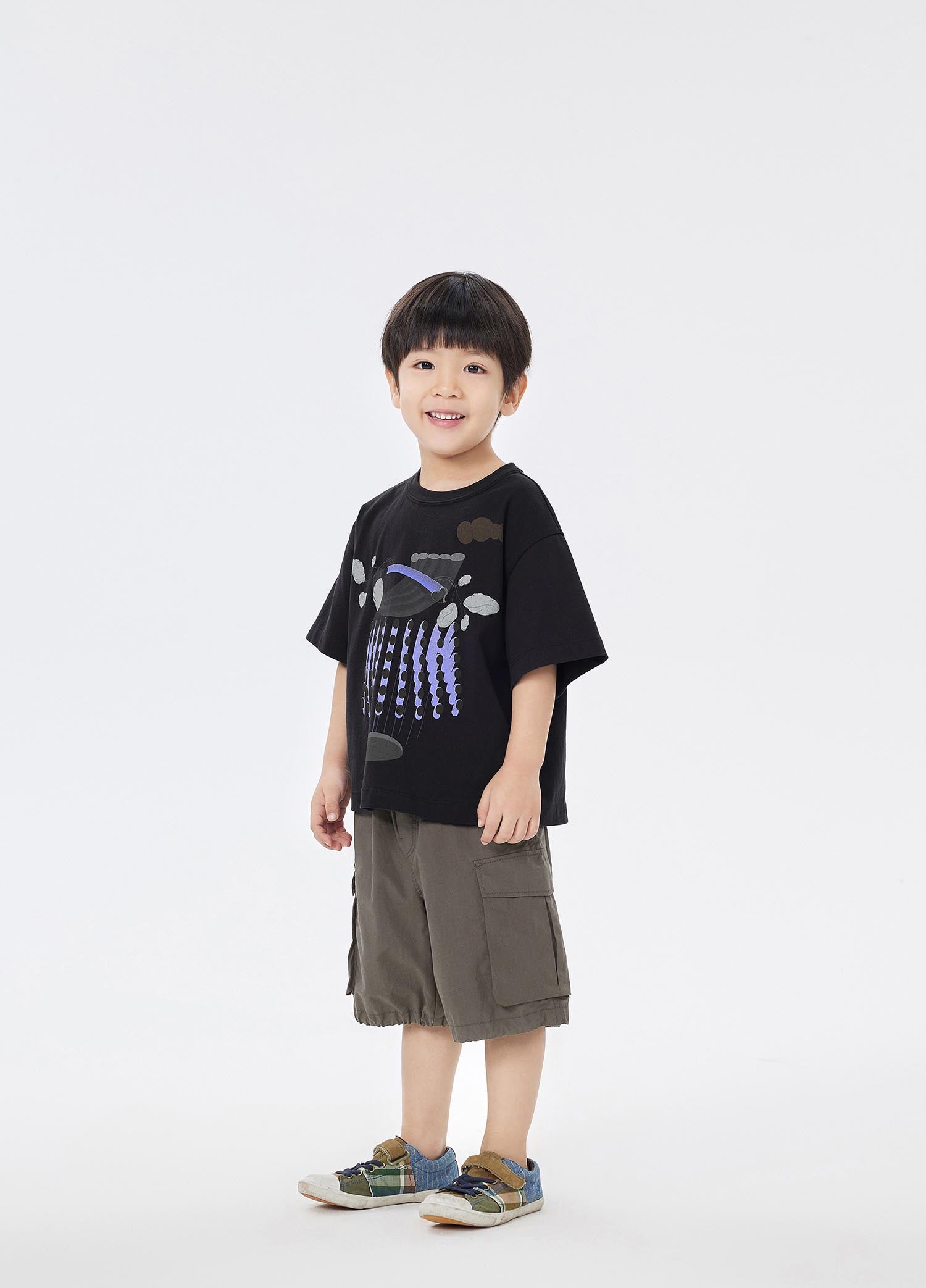 T-Shirt / jnby by JNBY Loose Fit Print Short Sleeve T-Shirt