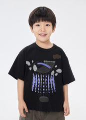 T-Shirt / jnby by JNBY Loose Fit Print Short Sleeve T-Shirt