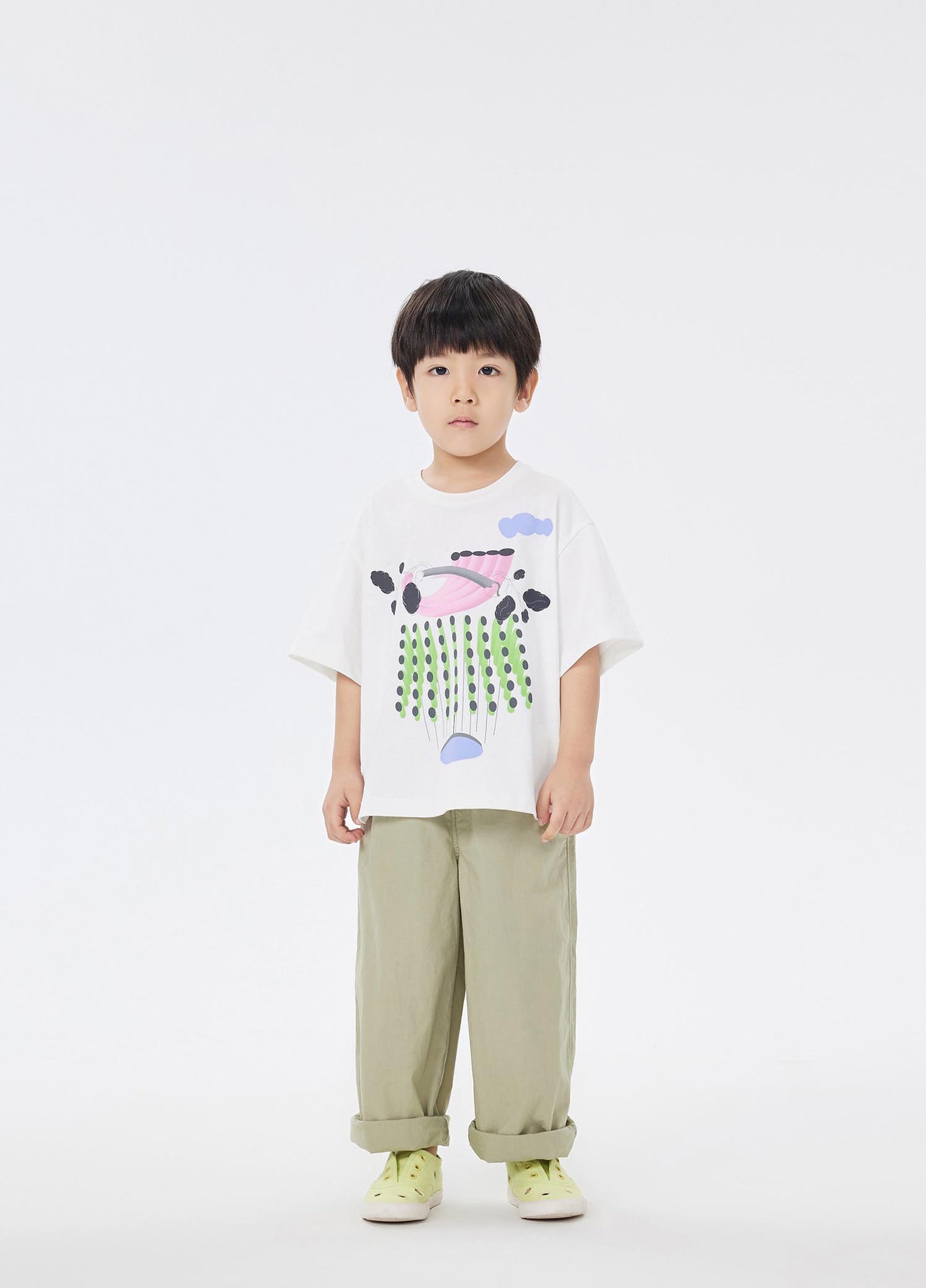 T-Shirt / jnby by JNBY Loose Fit Print Short Sleeve T-Shirt