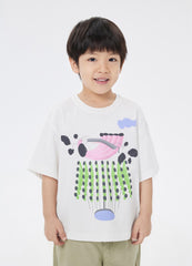 T-Shirt / jnby by JNBY Loose Fit Print Short Sleeve T-Shirt