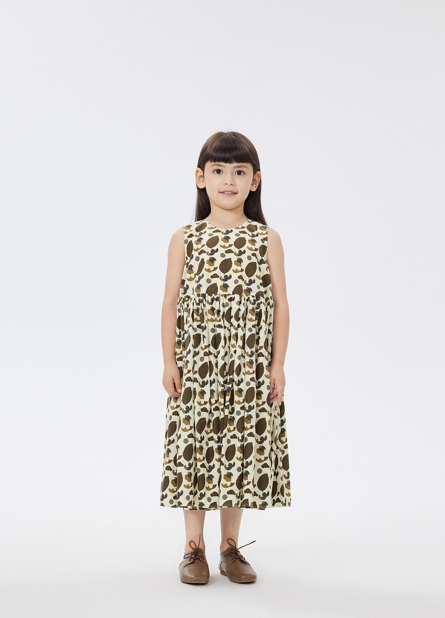 Dress / jnby by JNBY Floral Print A-Line Sleeveless Dress