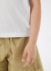 T-Shirt / jnby by JNBY Ruffled Shoulder Short Sleeve T-Shirt