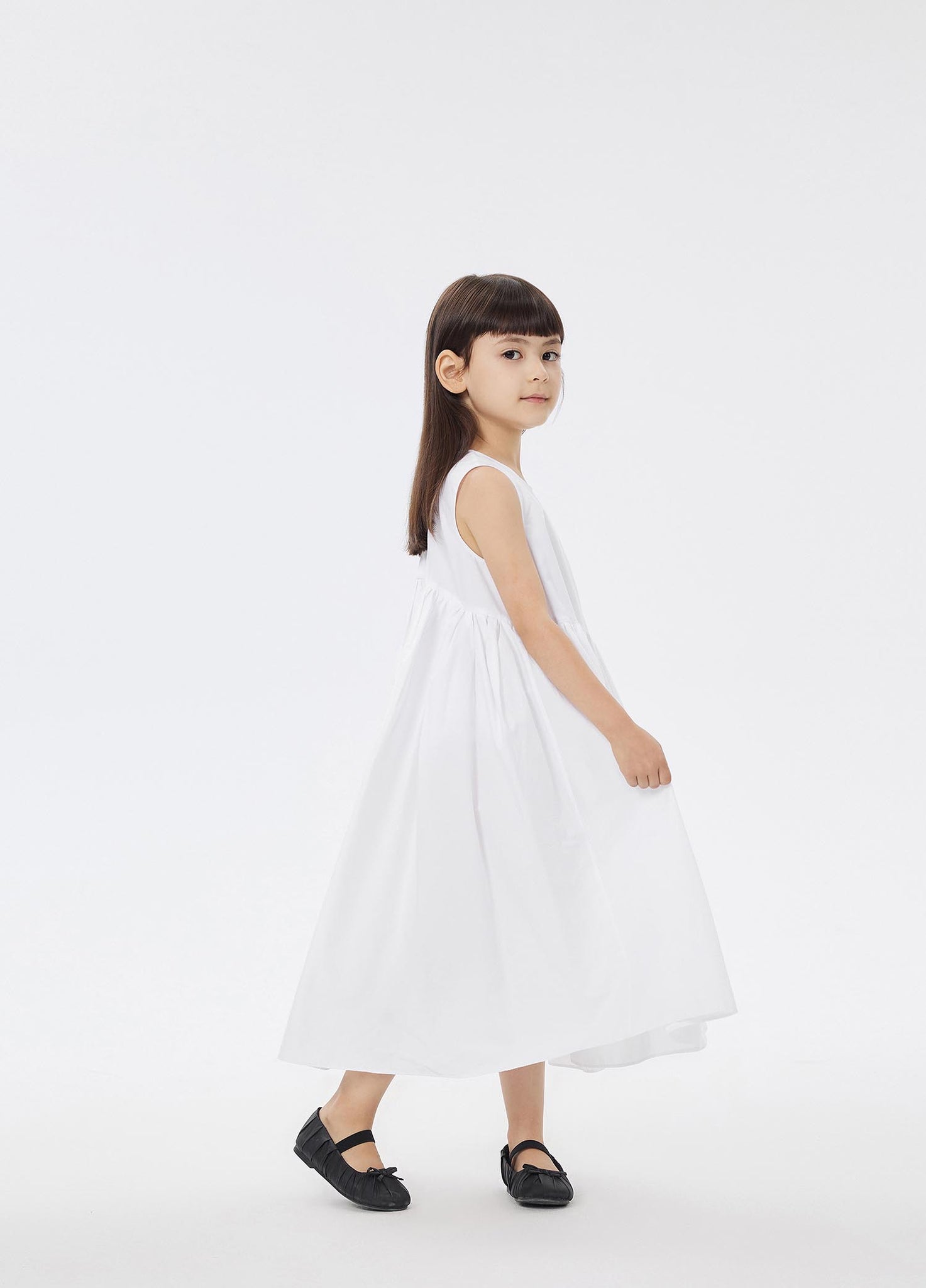 Dress / jnby by JNBY Solid A-Line Sleeveless Dress