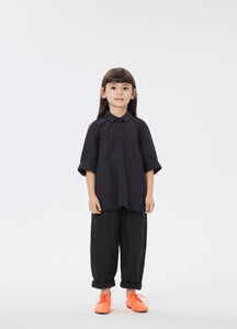 T-Shirt / jnby by JNBY Loose Fit Solid Short Sleeve Polo Shirt