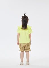 T-Shirt / jnby by JNBY Laced Collar Short Sleeve T-Shirt