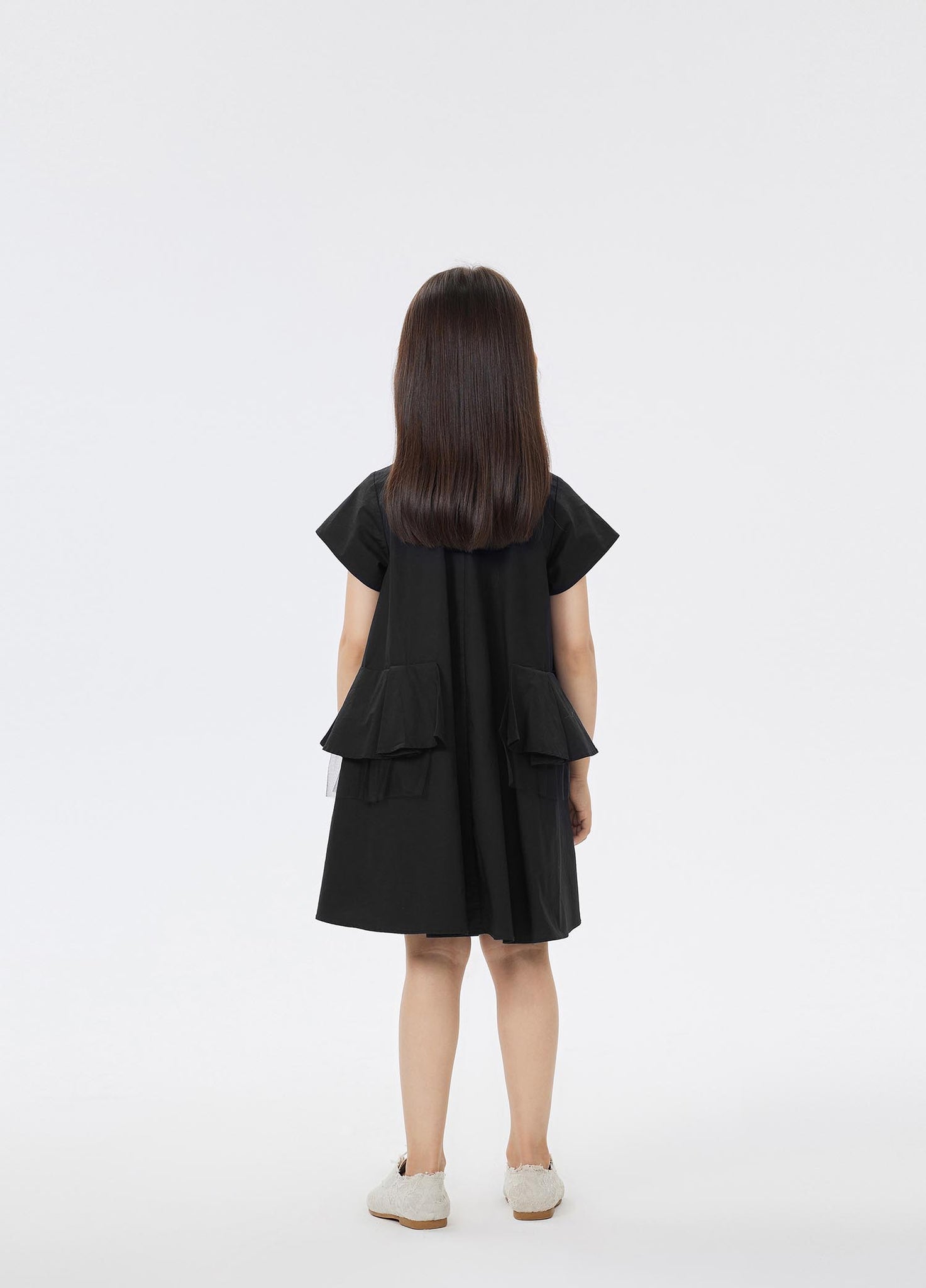 Dresses / jnby by JNBY Solid V-Neck Short Sleeve Dress