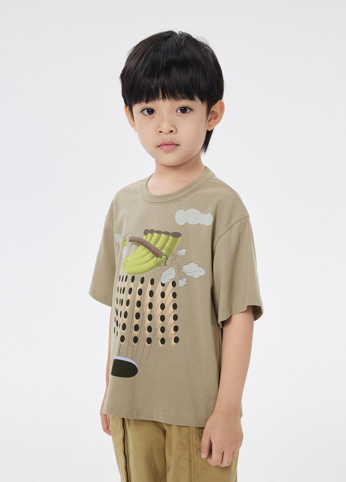 T-Shirt / jnby by JNBY Loose Fit Print Short Sleeve T-Shirt