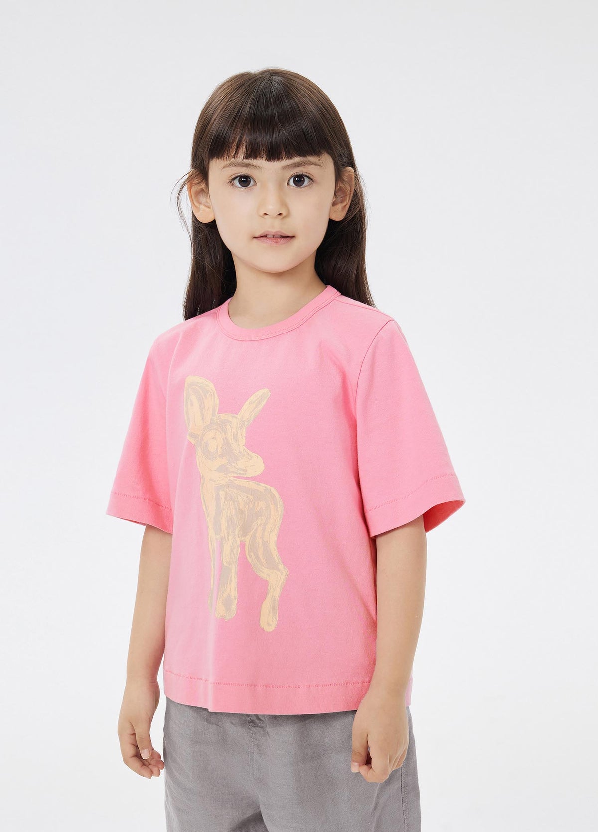 T-Shirt / jnby by JNBY Deer Printed Short Sleeve T-Shirt