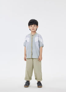 Shirt / jnby by JNBY Loose Fit Patchwork Short Sleeve Shirt