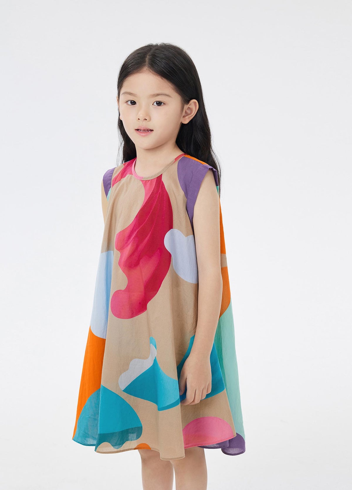 Dresses / jnby by JNBY Multi-Color Printing Sleeveless Dress