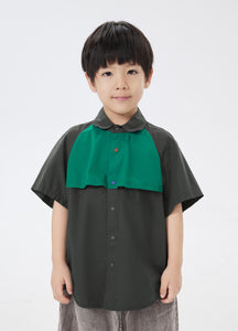 Shirt / jnby by JNBY Color Contrast Short Sleeve Shirt