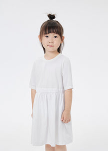 Dresses / jnby by JNBY Crewneck Jersey Patchwork Short Sleeve Dress