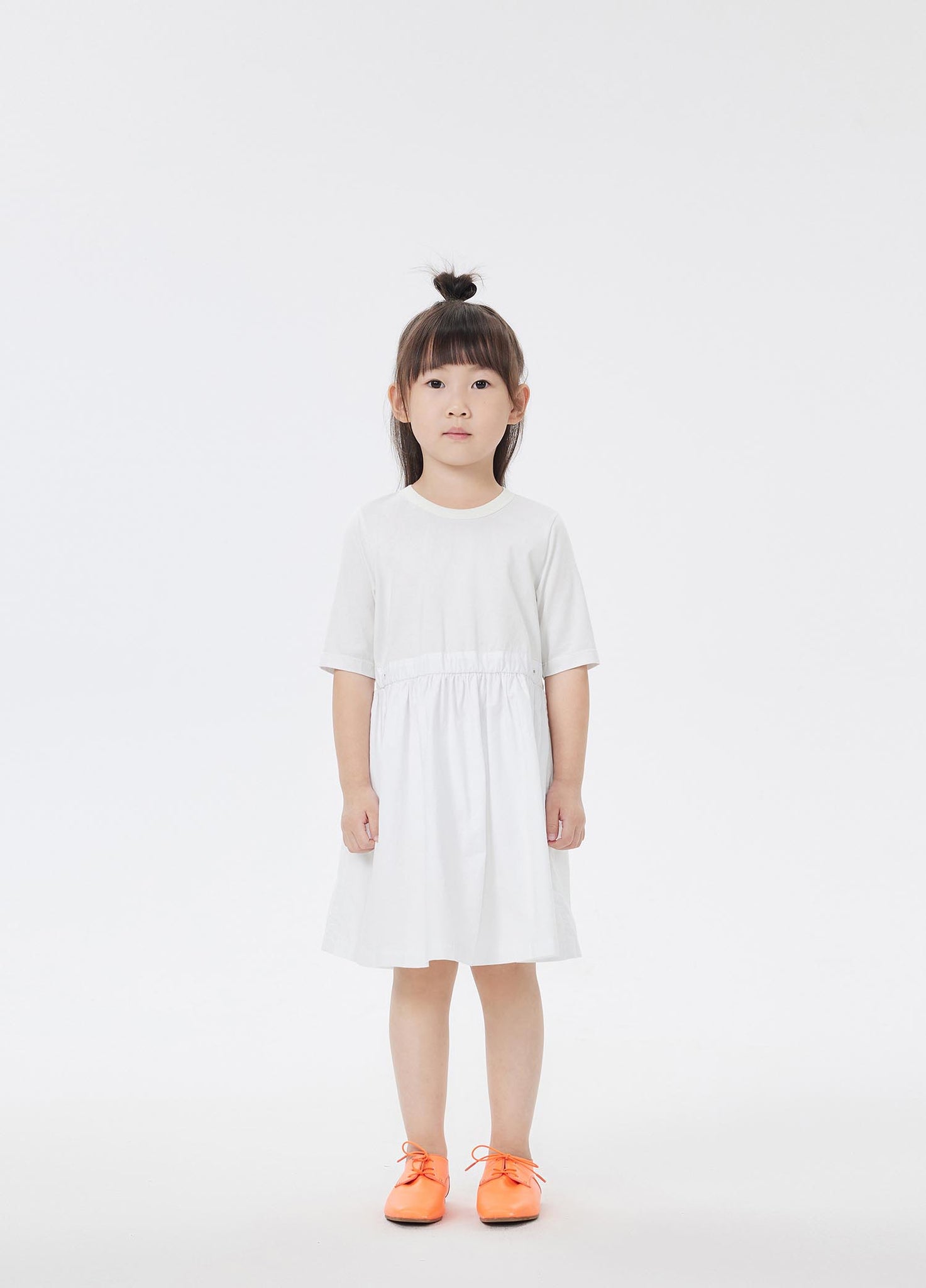 Dresses / jnby by JNBY Crewneck Jersey Patchwork Short Sleeve Dress