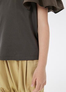 T-Shirt / jnby by JNBY Ruffled Shoulder Short Sleeve T-Shirt