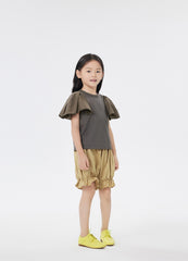 T-Shirt / jnby by JNBY Ruffled Shoulder Short Sleeve T-Shirt