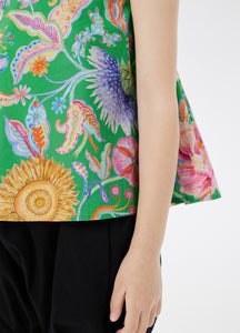 Shirt / jnby by JNBY Floral Print Sleeveless Shirt