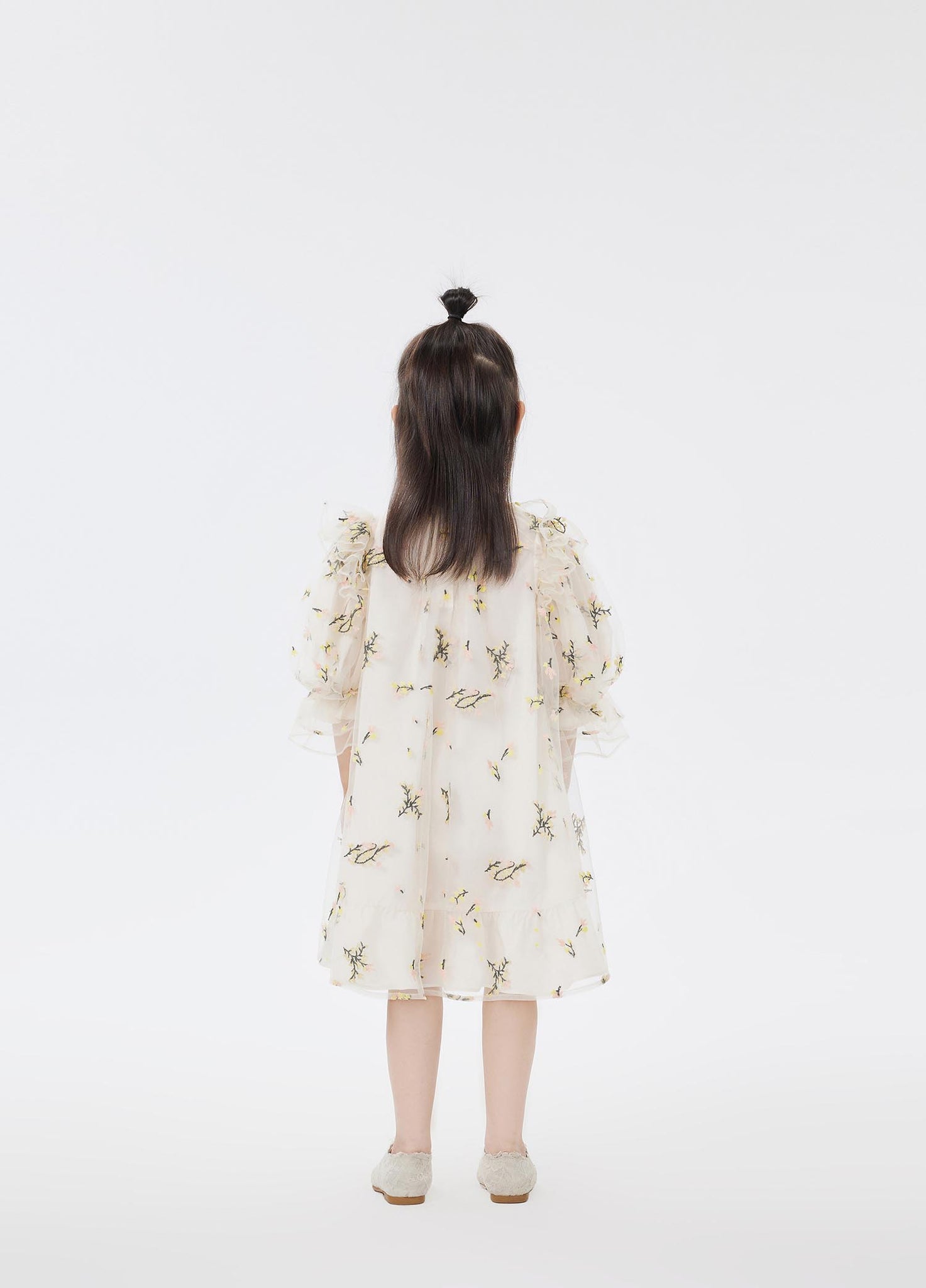 Dresses / jnby by JNBY Full Floral Print Short Sleeve Gauze Dress