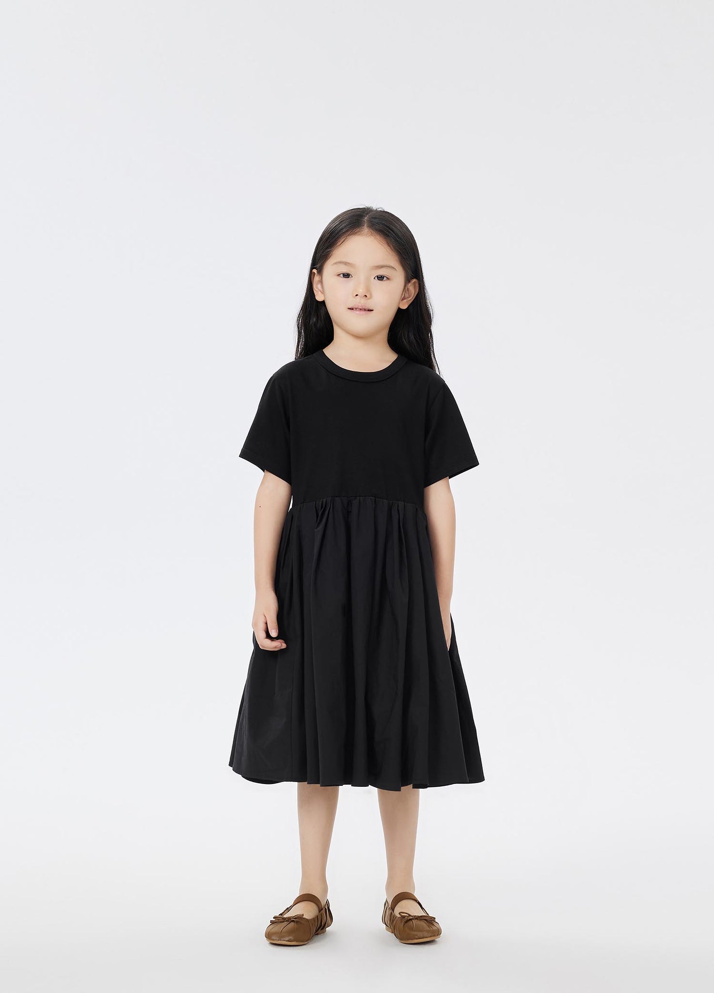 Dresses / jnby by JNBY Patchwork Short Sleeve Dress