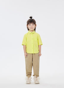 Shirt / jnby by JNBY Fit Wrinkled Short Sleeve Shirt