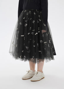 Skirt / jnby by JNBY Midi Gauze Skirt
