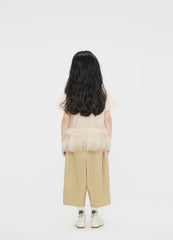 T-Shirt / jnby by JNBY Mesh Stacked Short-Sleeved Girls' T-Shirt