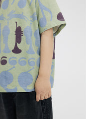 T-shirt / jnby by JNBY  Short-Sleeved Print Cotton T-shirt