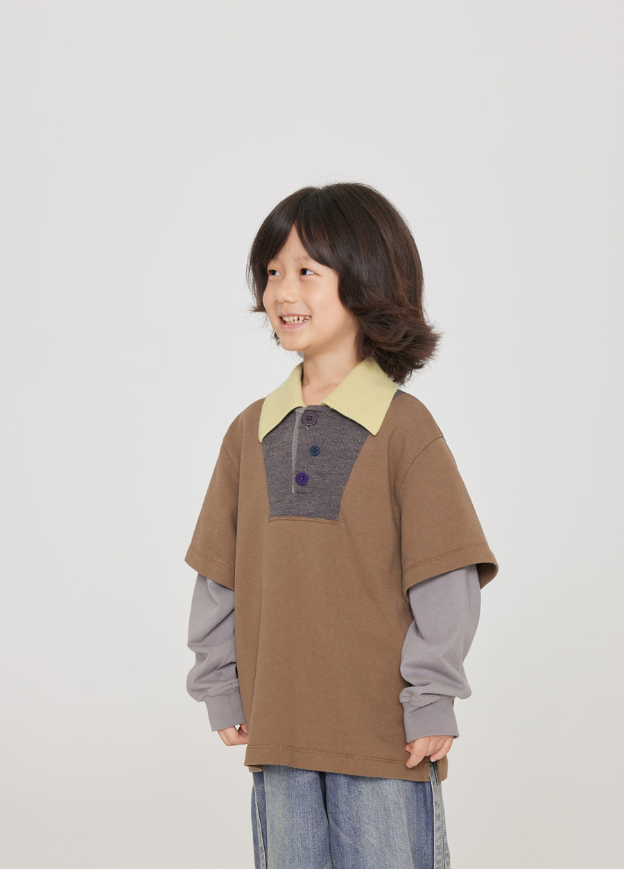 Shirt / jnby by JNBY Long-Sleeved Polo Shirt (100% cotton)