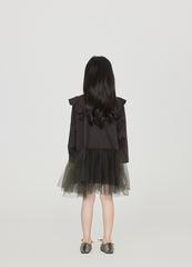 Dress / jnby by JNBY Cotton Long-sleeve Mesh Dress