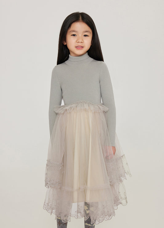 Dress / jnby by JNBY High-necked Wool Dress