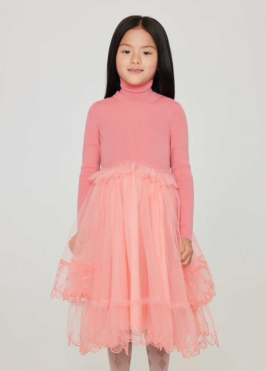 Dress / jnby by JNBY High-necked Wool Dress