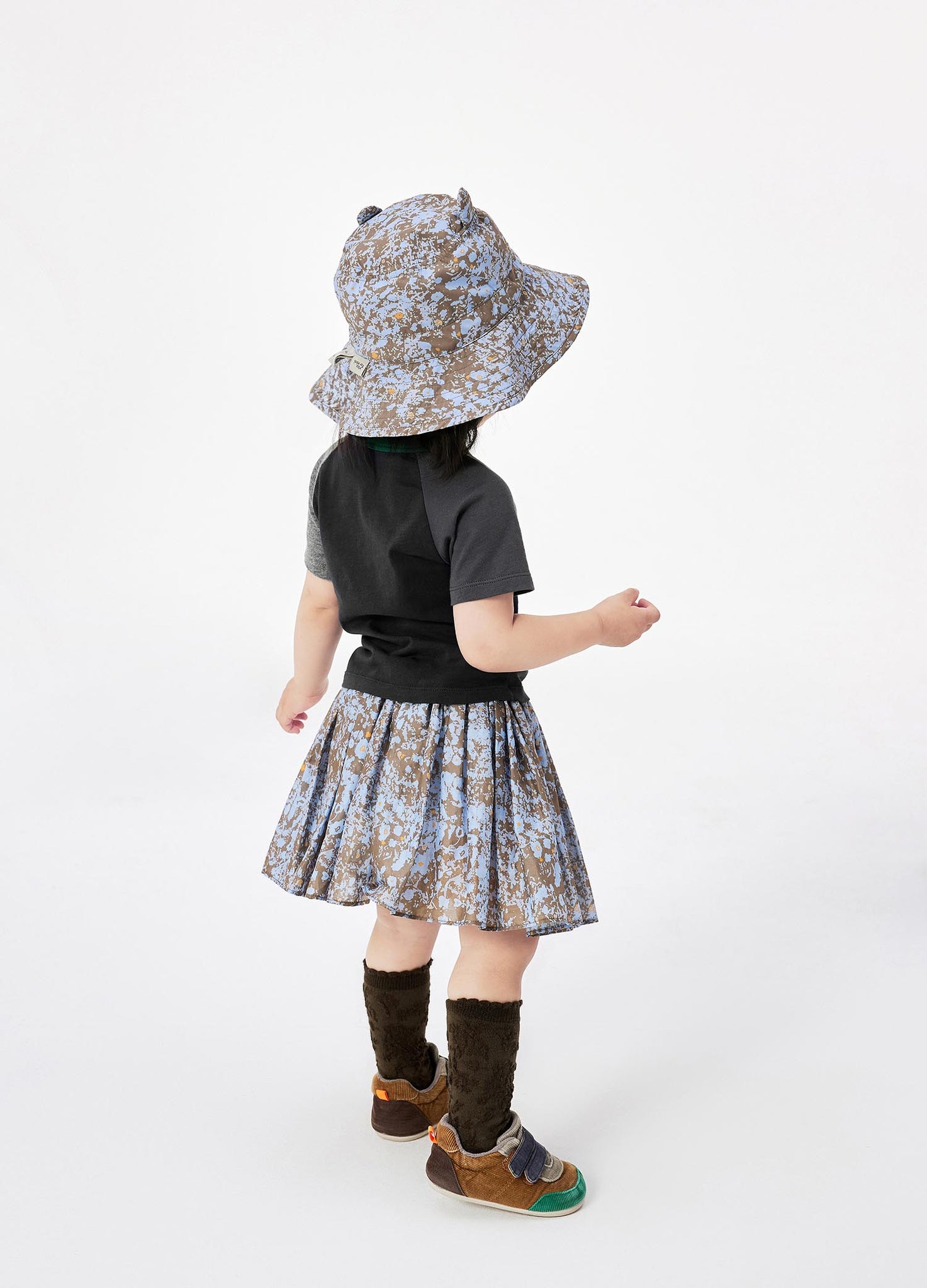 Skirt / jnby for mini Full Floral Print Short Skirt (100% Cotton)