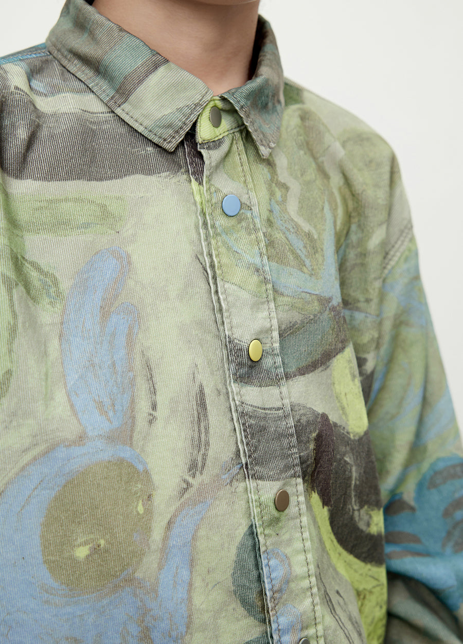 Shirt / jnby by JNBY All Over Print Cotton Shirt