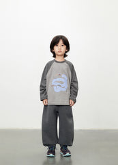 T-shirt / jnby by JNBY Dragon Print Long Sleeve T-shirt