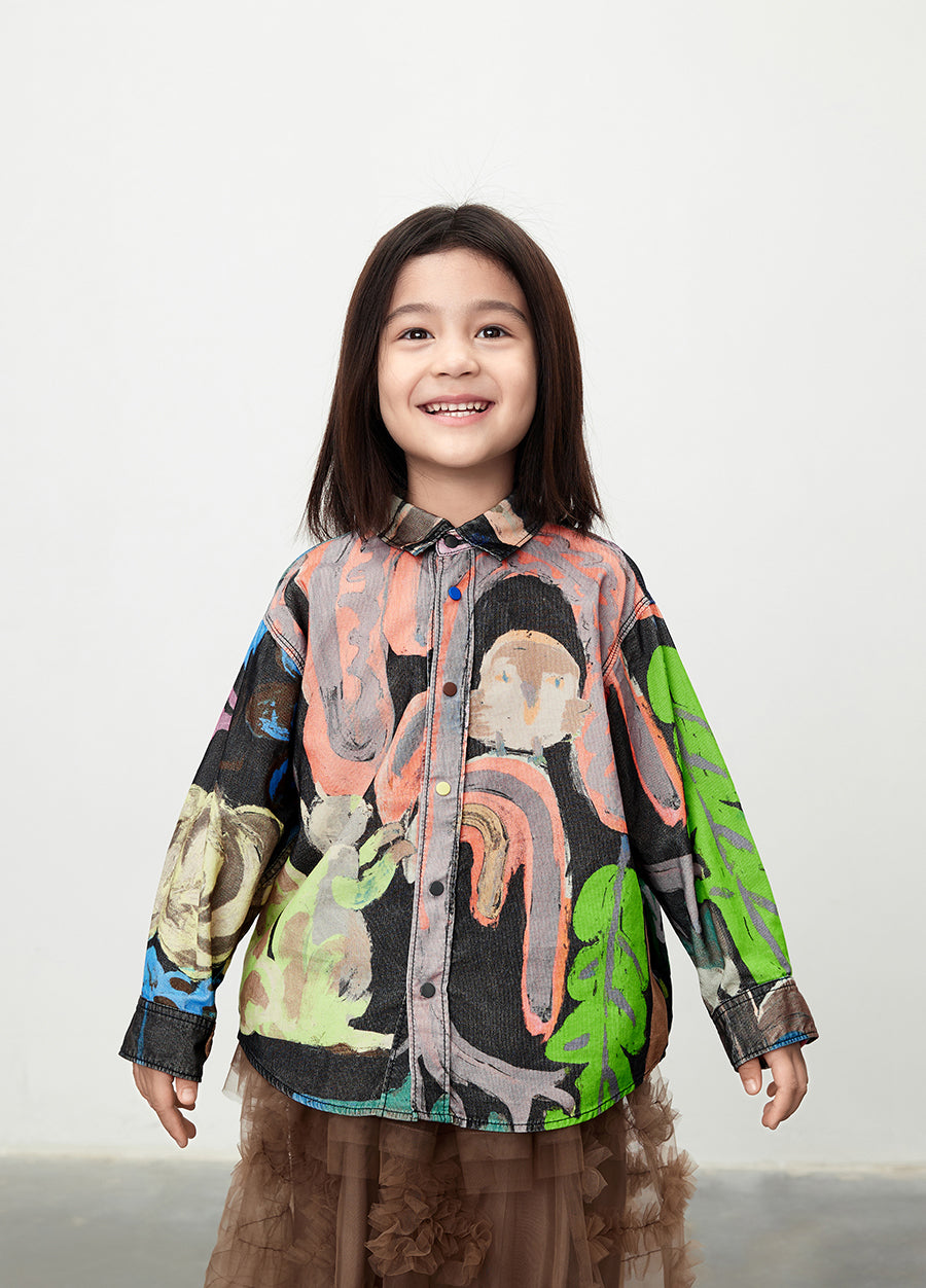 Shirt / jnby by JNBY All Over Print Cotton Shirt