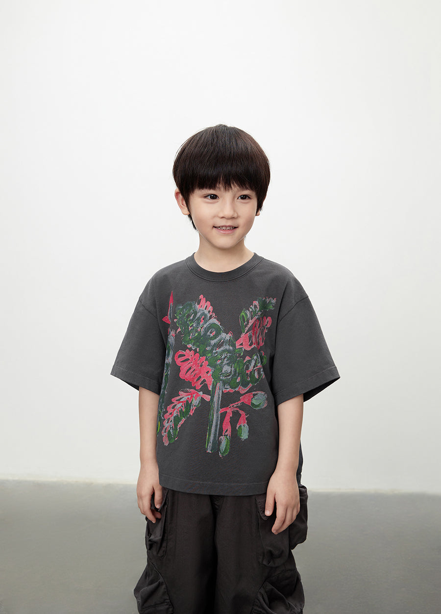 T-shirt / jnby by JNBY Relaxed Printed Cotton T-shirt