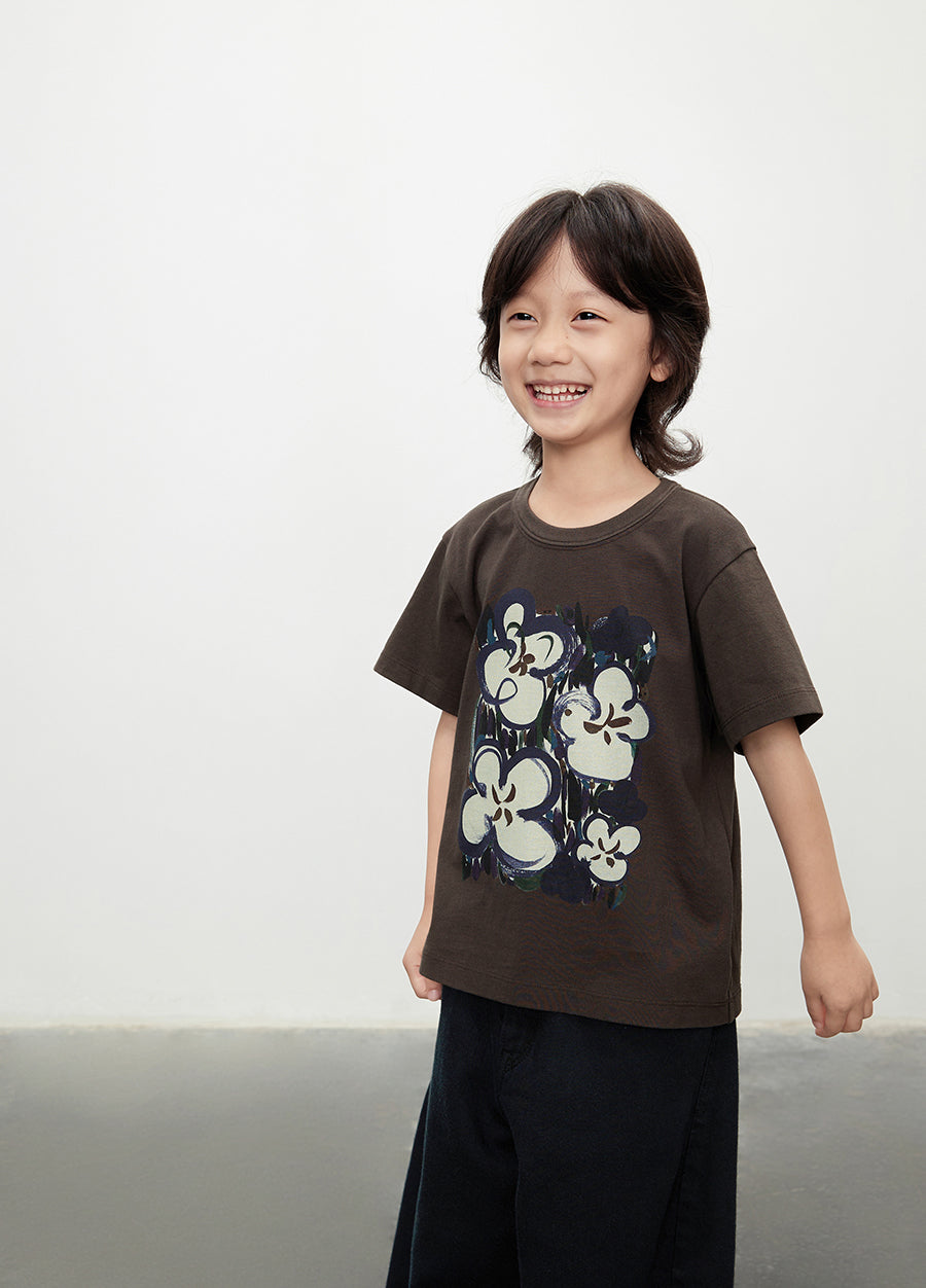 T-shirt / jnby by JNBY Floral Prints Cotton T-shirt