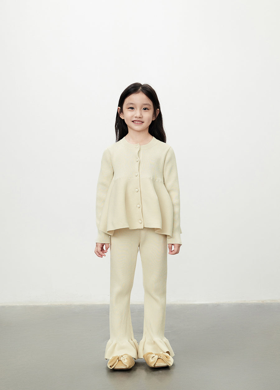 Sweater / jnby by JNBY Collarless Cotton Cardigan