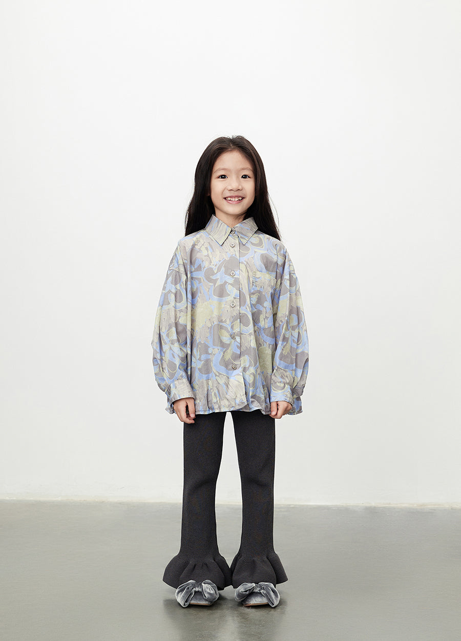 Shirt /  jnby by JNBY Oversized Floral Prints Cotton Shirt