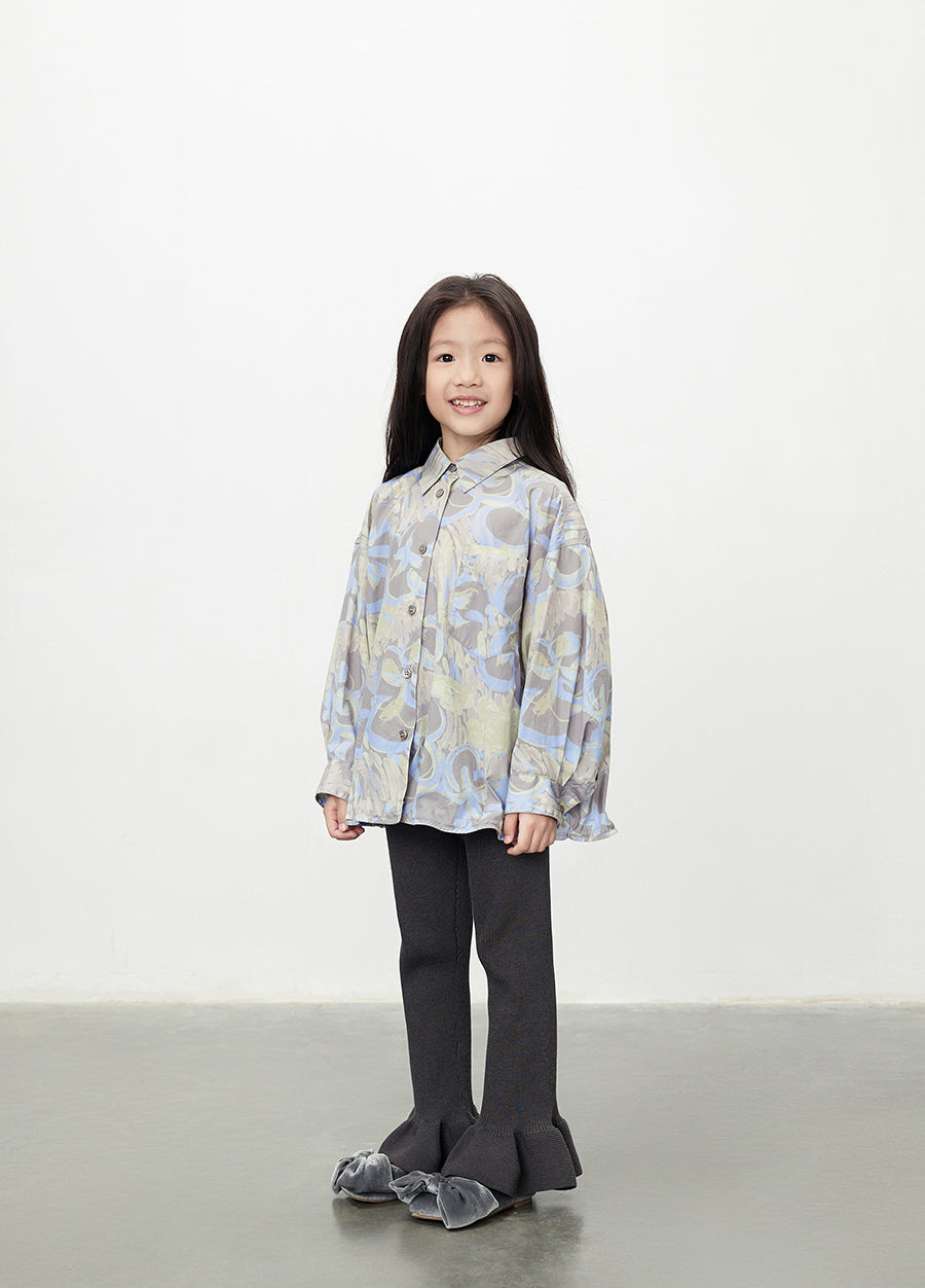 Shirt /  jnby by JNBY Oversized Floral Prints Cotton Shirt