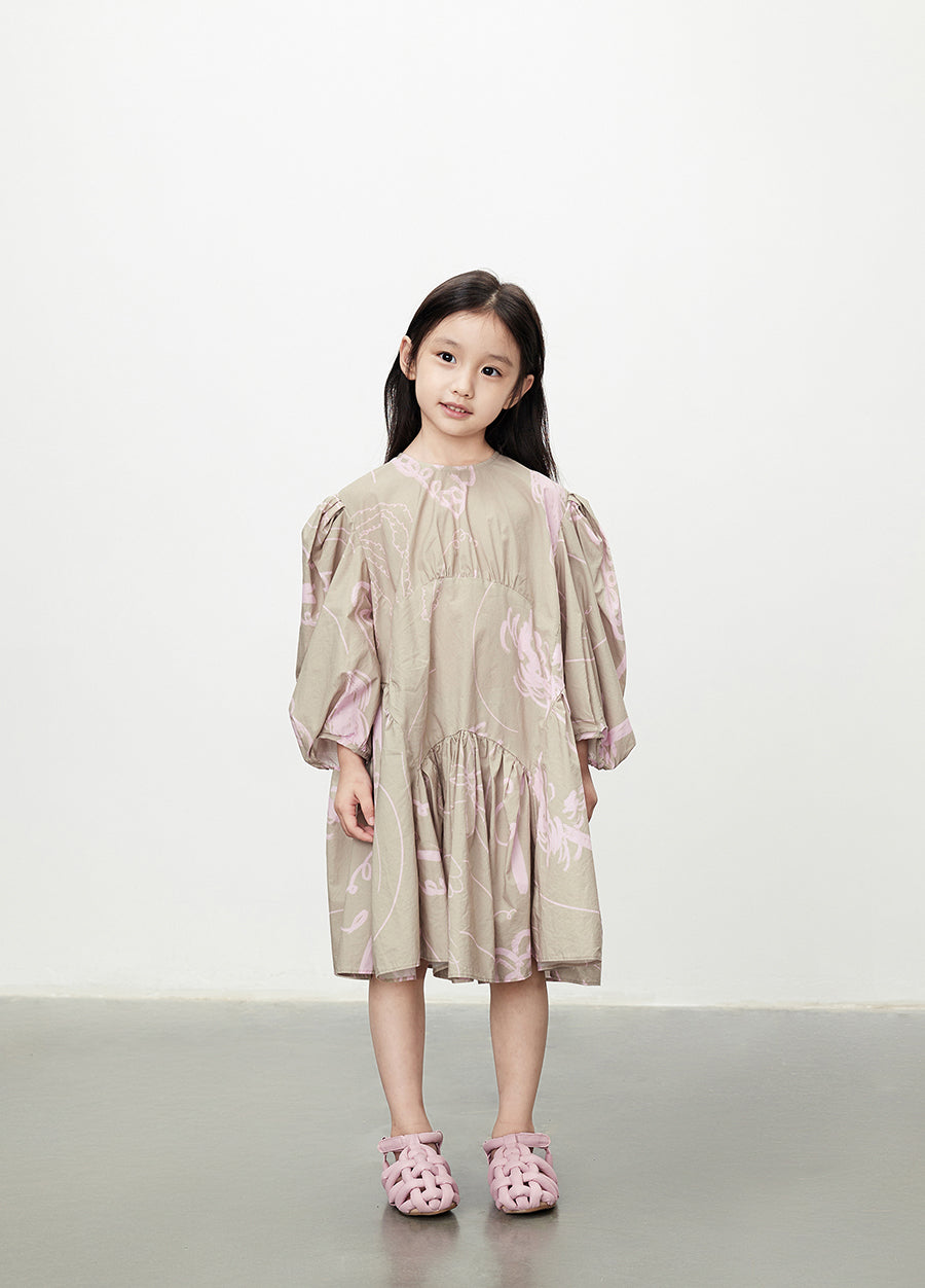 Dress / jnby by JNBY Oversized Printed Cotton Dress