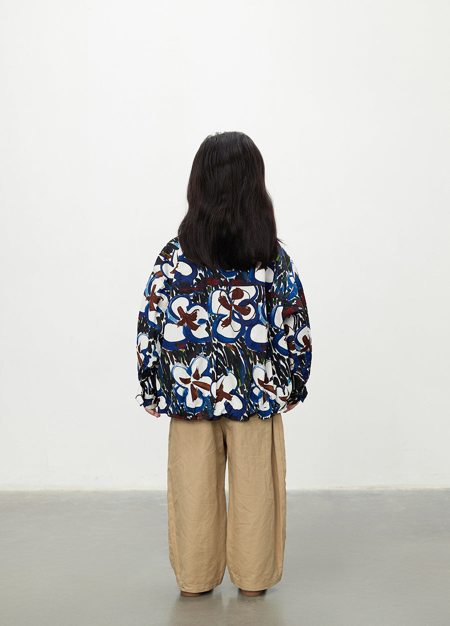 Shirt /  jnby by JNBY Oversized Floral Prints Cotton Shirt