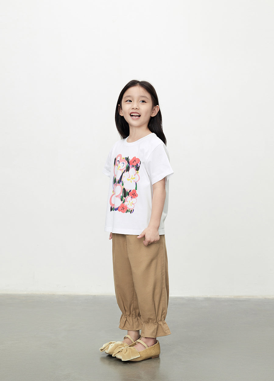 T-shirt / jnby by JNBY Floral Prints Cotton T-shirt