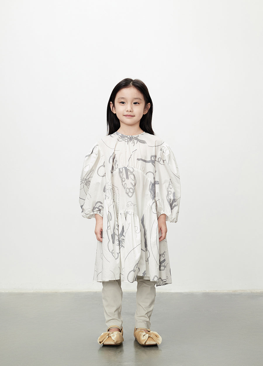 Dress / jnby by JNBY Oversized Printed Cotton Dress